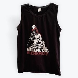 Fullmetal Alchemist Black Tank Top, Medium